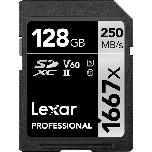 Lexar Professional 1667x UHS-II SDXC Memory Card